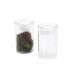 VERRE VASE+PORTE BOUGIE 06.5 H10.5CM les 6P