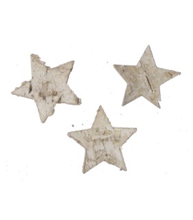 ETOILE BOULEAU 2.5CM les 100 PIECES