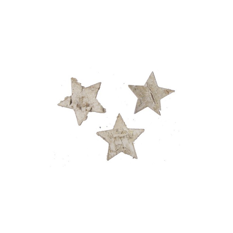 ETOILE BOULEAU 2.5CM les 100 PIECES