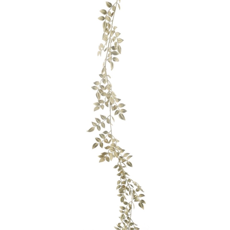 GUIRLANDE DE FEUILLE OR 175CM  à la pièce