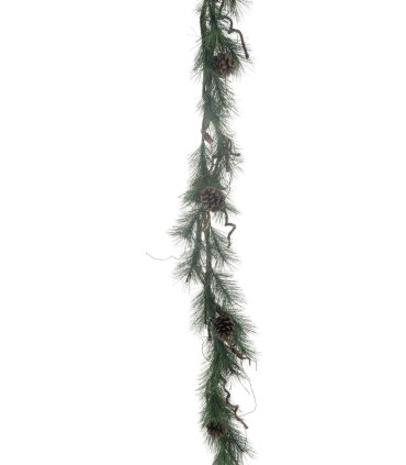 GUIRLANDE DE PIN  TIROL VERT 180CM à la pièce