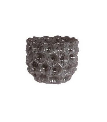 C.POT DENTED GRIS FONCE 011 H10CM les 6P