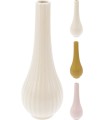 VASE PORCELAINE ALLONGE H27CM ASS.3 les 6P