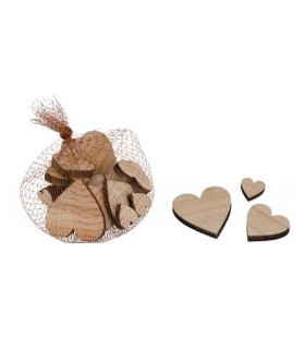 COEUR BOIS NATUREL le sachet 24P