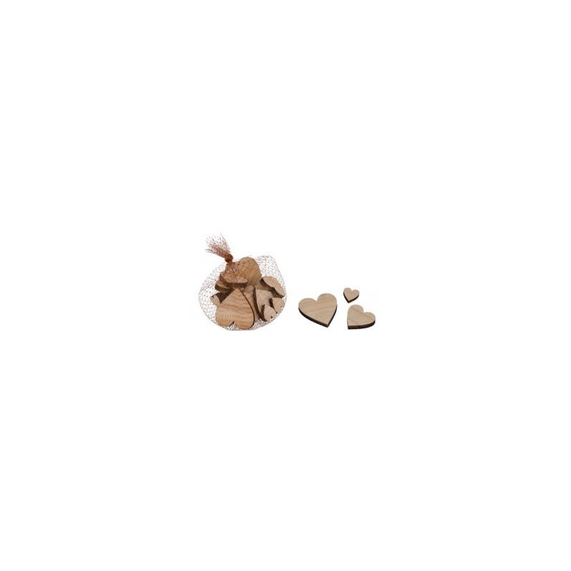 COEUR BOIS NATUREL le sachet 24P