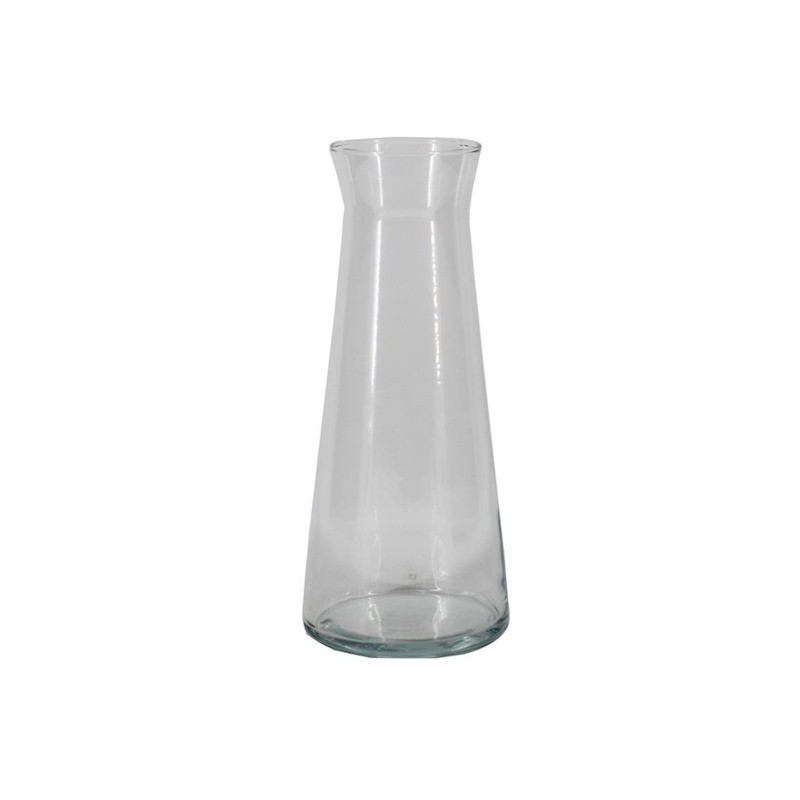 VERRE VASE COL EVASE 07.5CM H25CM /1P