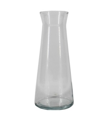 VERRE VASE COL EVASE 07.5CM H25CM /1P