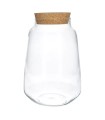 VERRE TERRARIUM + BOUCHON H24.3CM /1P