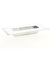 ZINC-COUPE+REBORD nature int 19.5x5.5CM /1P