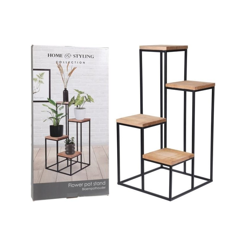 ETAGERE SUPPORT POT CARRE la pièce