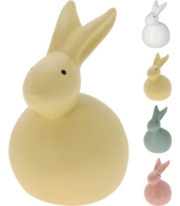 LAPIN PORCELAINE COULEUR Ass.4 les 12P