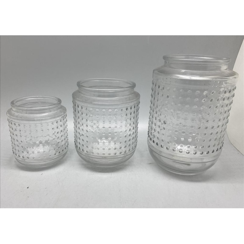 VERRE VASE POINT NATUREL 012.5 H16CM /6P