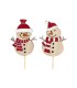 BONHOMME NEIGE ECHARPE SUR PIQUE les 12P