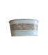 ZINC-JARDINIERE BANDE FEUILLAGE 22x13 H10.5CM /