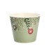 ZINC-POT VERT BOULES NOEL 015 H13.5CM les 10P