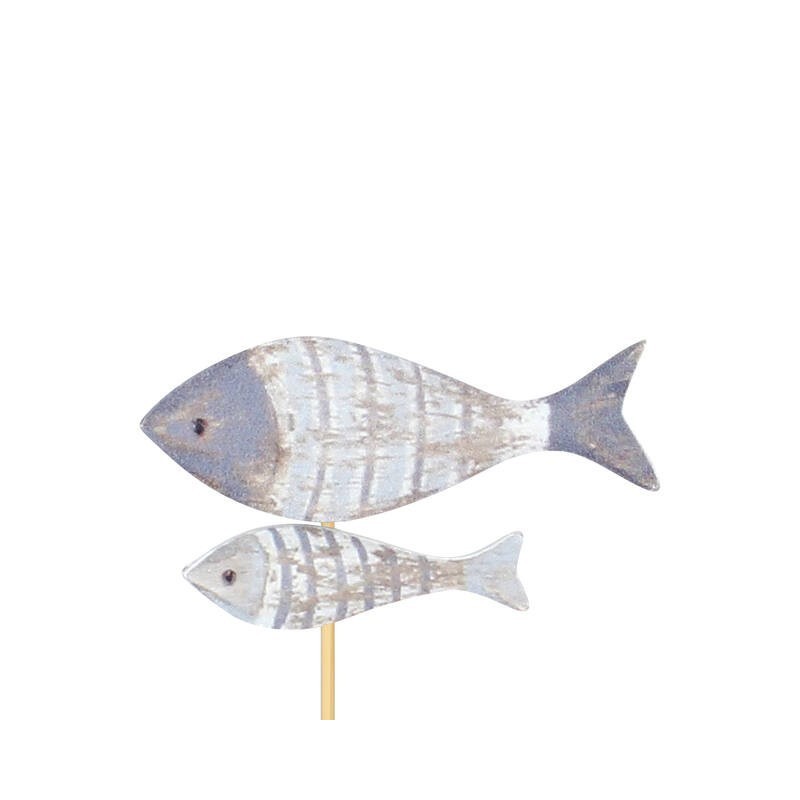 POISSON BLEU SUR PIQUE les 24P