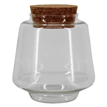 VERRE TERRARIUM+BOUCHON 007 H13CM