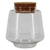 VERRE TERRARIUM+BOUCHON 007 H13CM