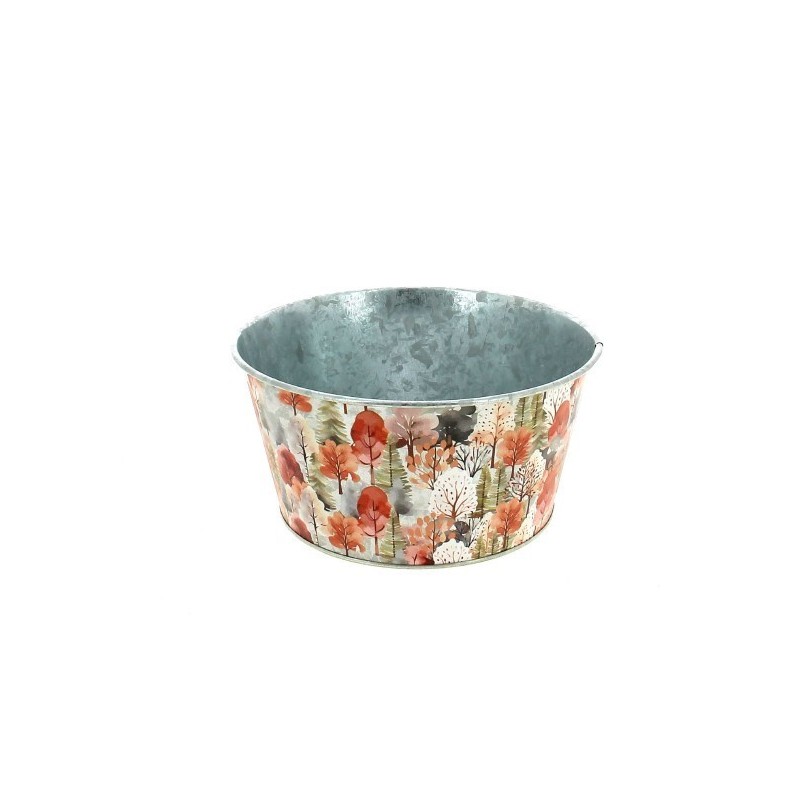 ZINC-COUPE FORET AUTOMNE 019.5 H10CM les 8P