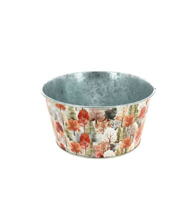 ZINC-COUPE FORET AUTOMNE 019.5 H10CM les 8P