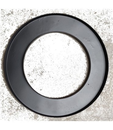 COURONNE METAL NOIR 30CM les 3P