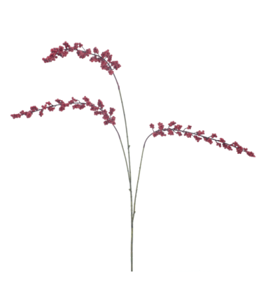 BRANCHE DE BAIE ROUGE 110CM les 6P
