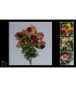 BOUQUET ROSE FLEURETTE 24 tiges H44CM les 12P