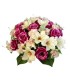 BOUQUET ROSE LILY 36 fleurs H46CM les 3P