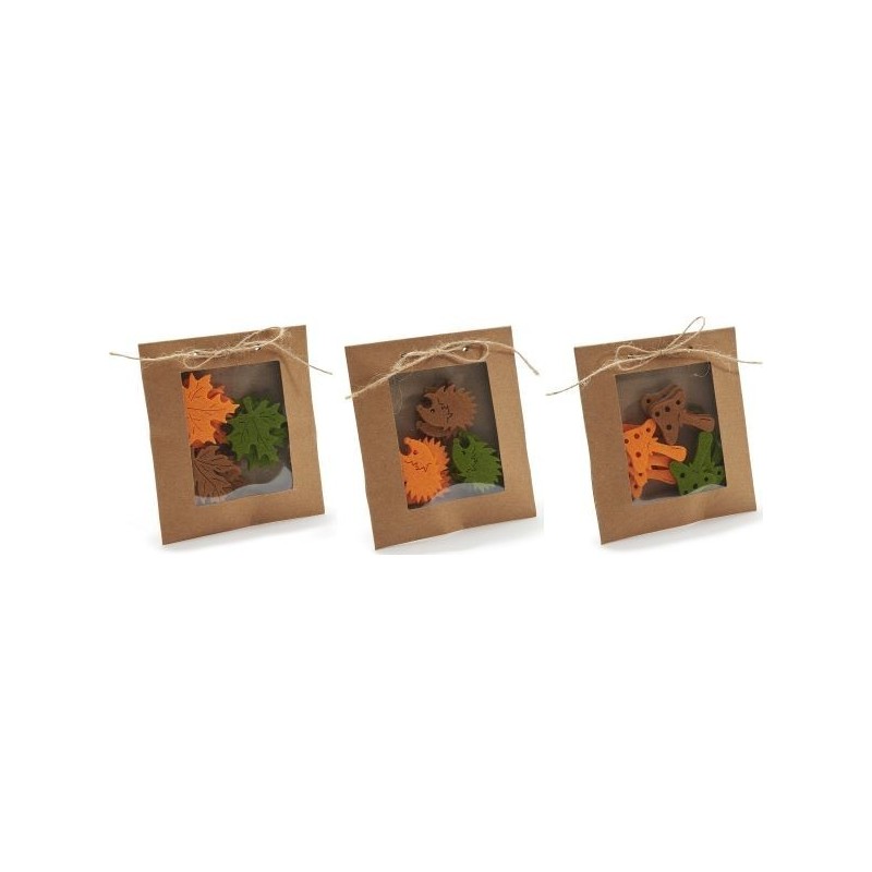 DECO FEUTRINE AUTOMNE ASSORT.les 3P