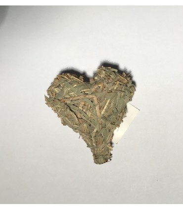 COEUR HERBE 7.5CM / 15 PIECES