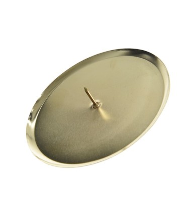 PIQUE PORTE-BOUGIE METAL 80MM/4P