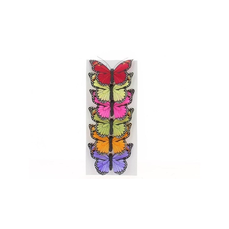 PAPILLON Diam.09.5CM BOITE 12P