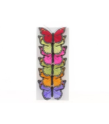 PAPILLON Diam.09.5CM BOITE 12P