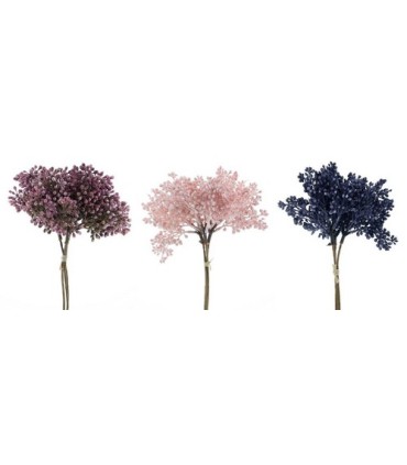 BAIE EN BOUQUET DE 3 TIGES 28CM 