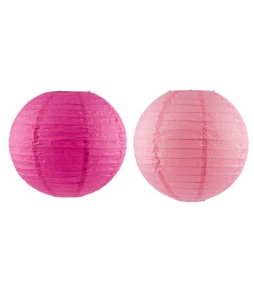 LAMPION EN PAPIER+ACCROCHE EN METAL GM les 4P