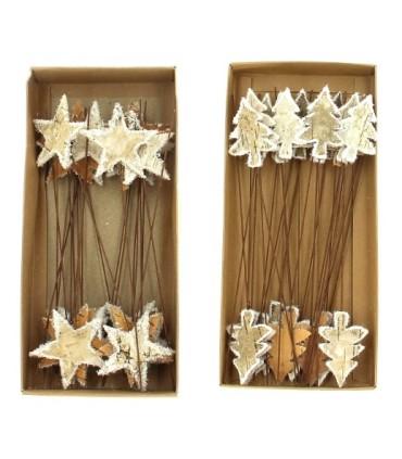 PIQUE NOEL BOULEAU BLANCHI les 12P