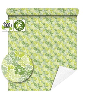 PAPIER KRAFT IMPRIME fond blanc 70CM x 50M 