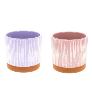 C.POT STRIE couleur FOND TERRA 012 H11CM /9P