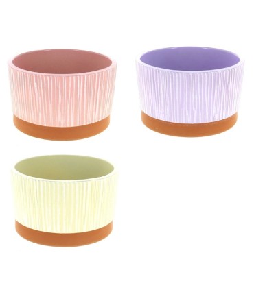 COUPE STRIE couleur FOND TERRA 015 H9.5CM /6P