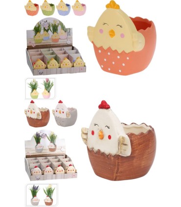 C.POT POUSSIN 8X10CM COFFRET 12P