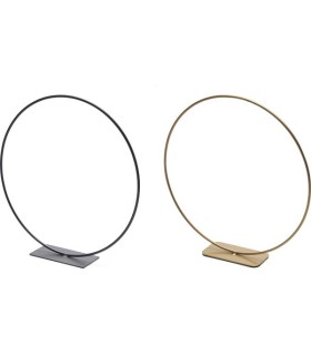 ANNEAU DECO 30CM SUR SOCLE à la pièce