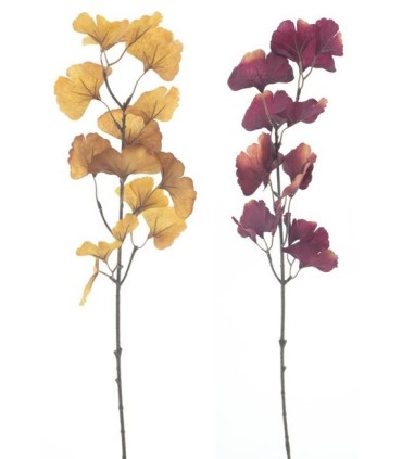 FEUILLE DE GINGKO JULIAN 64CM à la tige