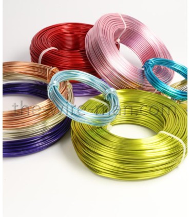 FIL ALU LAQUE couleur 2mm x 60M / 500gr