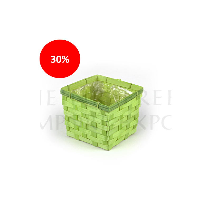 C.POT BAMBOU couleur 10.5X10.5 H08CM/8P