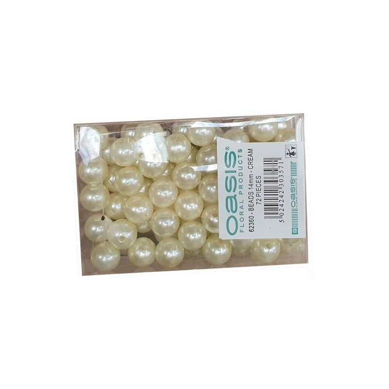 OASIS PERLE NACREE 14mm/ 72 pièces