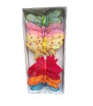 PAPILLON Diam.09CM BOITE 12P