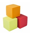 MOUSSE COULEUR OASIS CUBE 10cm/ 3p