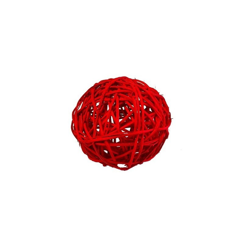 BOULE ROTIN couleur Diam.07&08CM à la pièce