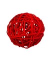 BOULE ROTIN couleur Diam.08CM SAC les 8P