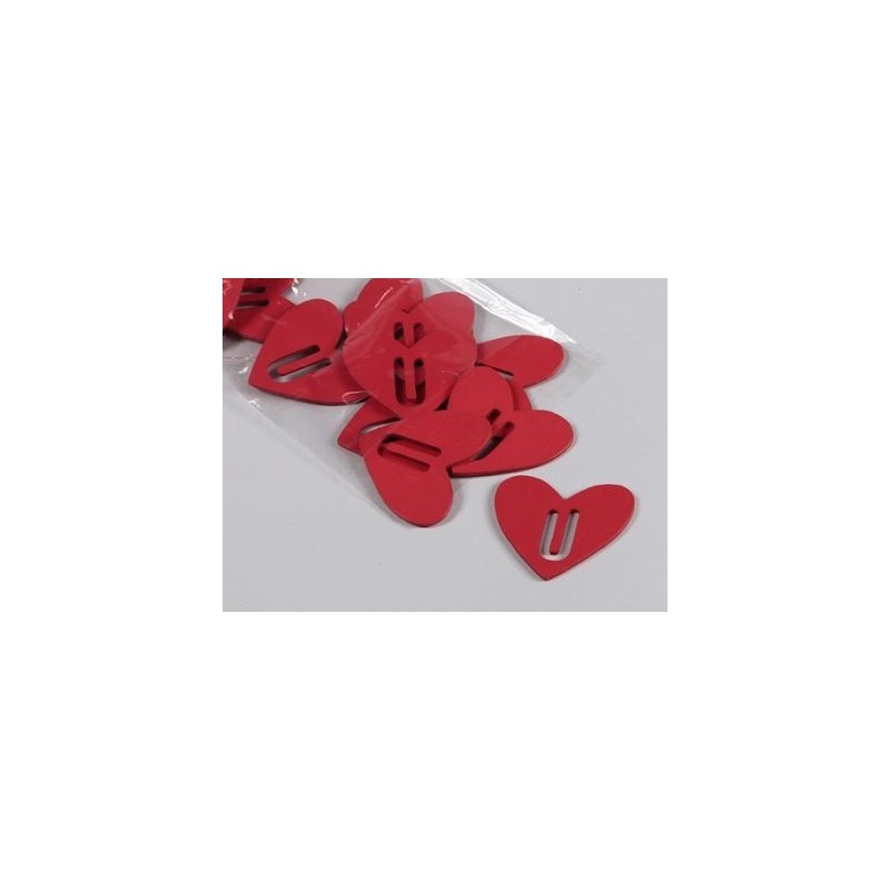 COEUR BOIS TROMBONNE 4X4.5CM/24P